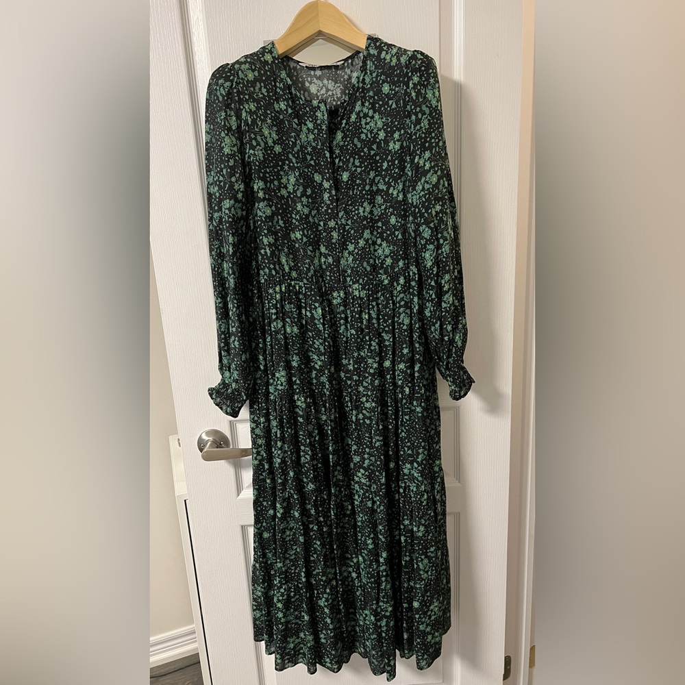 Zara floral dress sz s small preloved